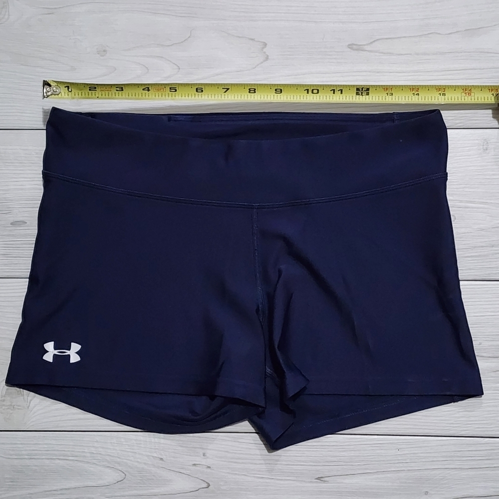 Under Armour Navy Women's Volleyball Shorts Size L - Picture 10 of 11